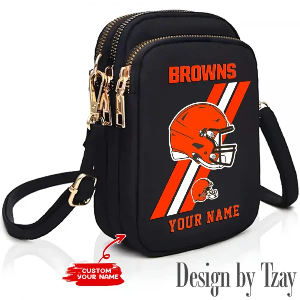 Cleveland Browns New Style 2025 Ladies Crossbody Bag With Adjustable Strap S9CBB398 - Image 3