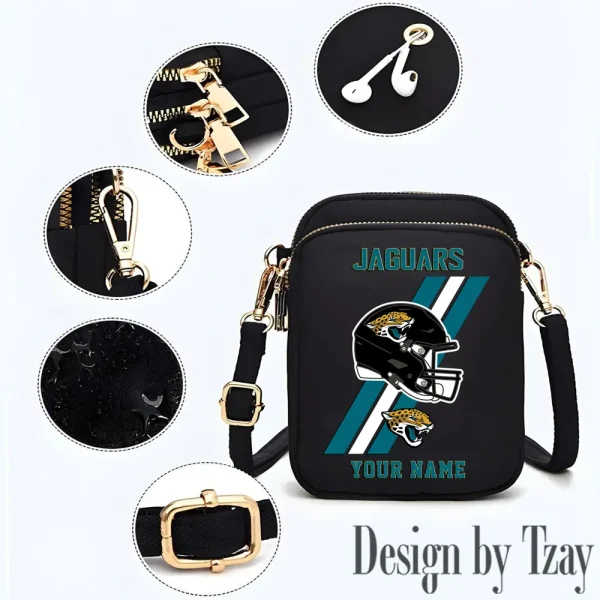 Jacksonville Jaguars New Style 2025 Ladies Crossbody Bag With Adjustable Strap S9CBB405 - Image 2