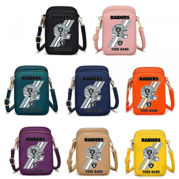 Las Vegas Raiders New Style 2025 Ladies Crossbody Bag With Adjustable Strap S9CBB408 - Image 3