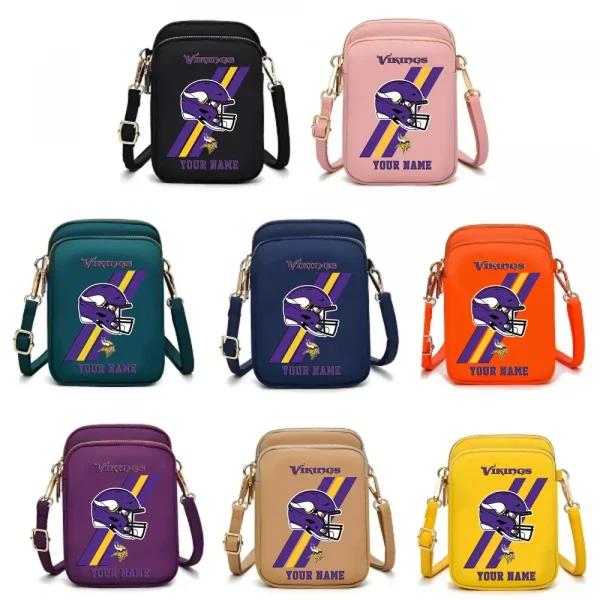 Minnesota Vikings New Style 2025 Ladies Crossbody Bag With Adjustable Strap S9CBB409 - Image 3