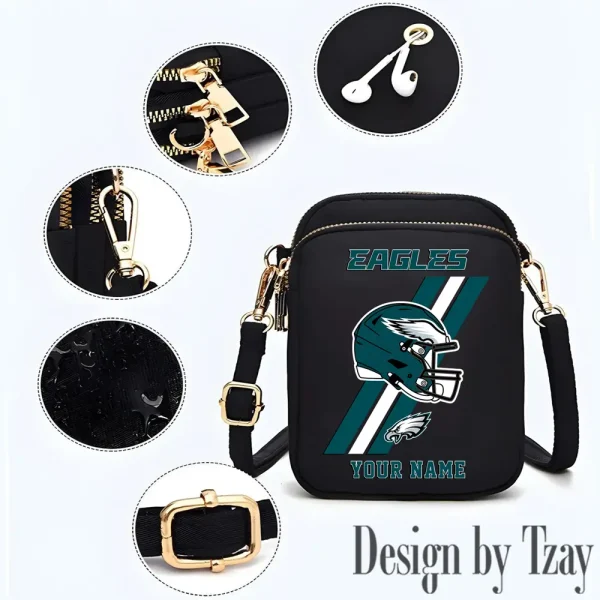 Philadelphia Eagles New Style 2025 Ladies Crossbody Bag With Adjustable Strap S9CBB414 - Image 2