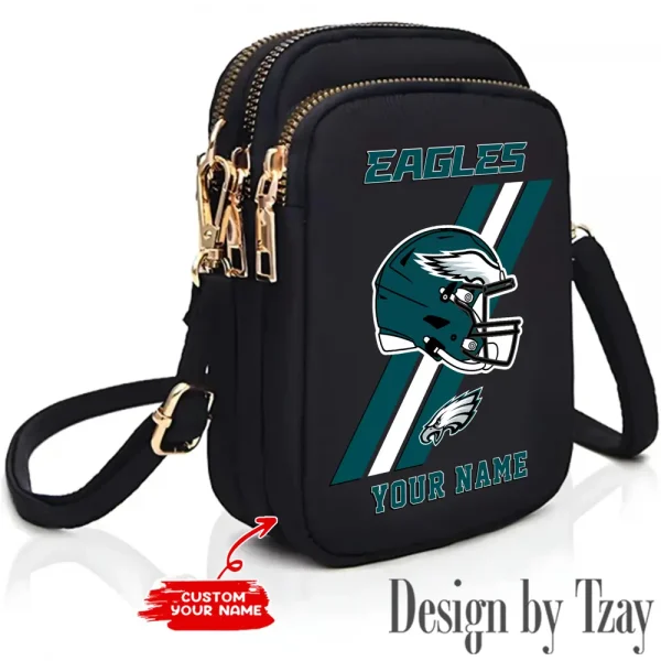 Philadelphia Eagles New Style 2025 Ladies Crossbody Bag With Adjustable Strap S9CBB414