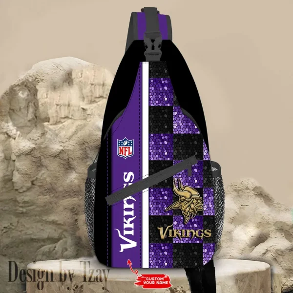 Minnesota Vikings Personalized Sling Bag Gifts For Fans Trending 2025 AZSLINGBAG167