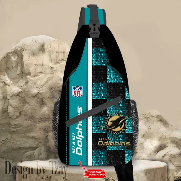 Miami Dolphins Personalized Sling Bag Gifts For Fans Trending 2025 AZSLINGBAG168