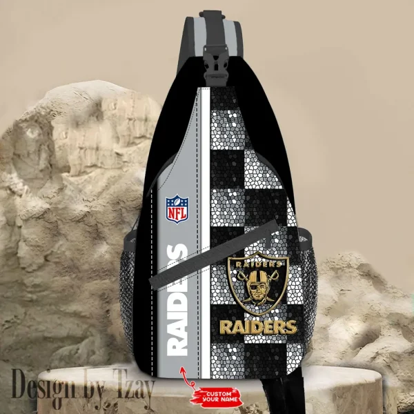 Las Vegas Raiders Personalized Sling Bag Gifts For Fans Trending 2025 AZSLINGBAG171