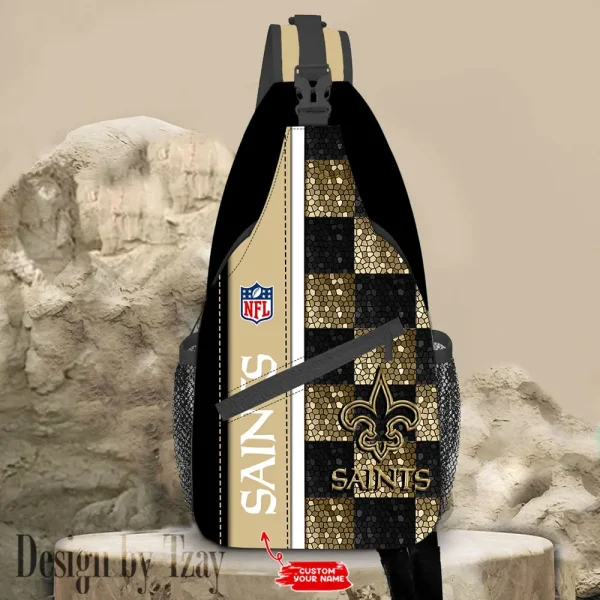New Orleans Saints Personalized Sling Bag Gifts For Fans Trending 2025 AZSLINGBAG184