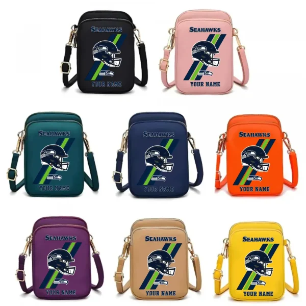 Seattle Seahawks New Style 2025 Ladies Crossbody Bag With Adjustable Strap S9CBB421 - Image 2