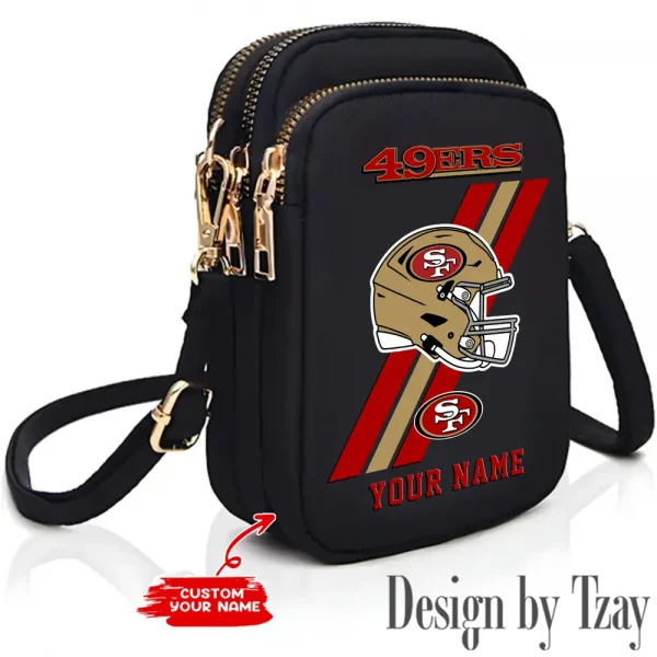 San Francisco 49ers New Style 2025 Ladies Crossbody Bag With Adjustable Strap S9CBB422