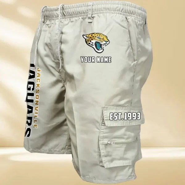 Jacksonville Jaguars GZK-09-Men's Casual Shorts - Image 6