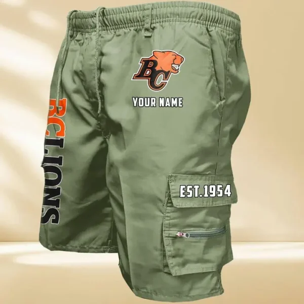 BC Lions GZK-09-Men's Casual Shorts - Image 2