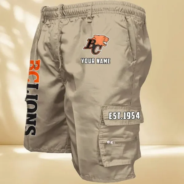 BC Lions GZK-09-Men's Casual Shorts - Image 7