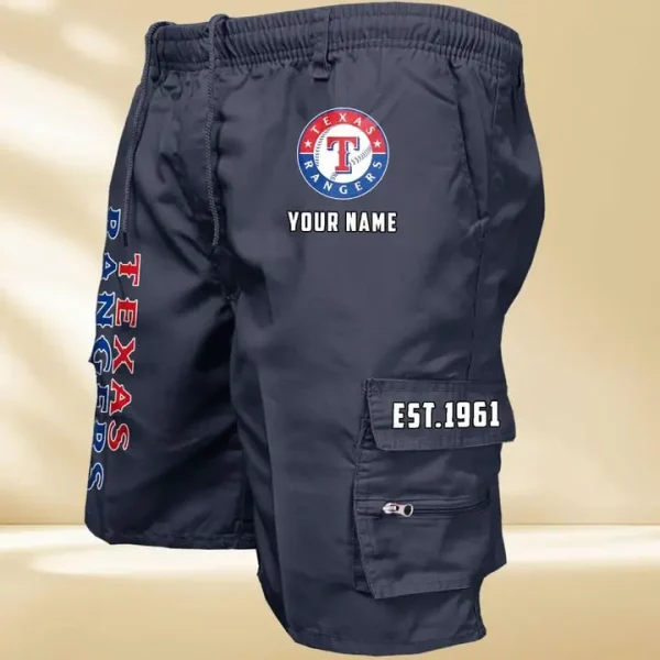Texas Rangers GZK-09-Men's Casual Shorts - Image 3