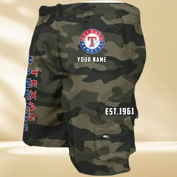 Texas Rangers GZK-09-Men's Casual Shorts - Image 5