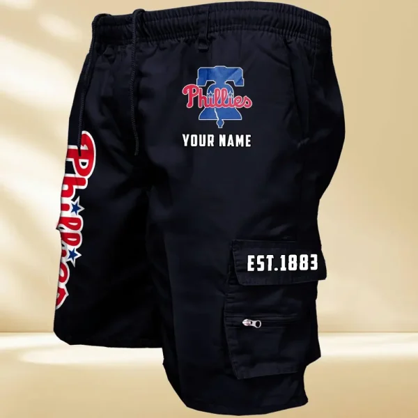 Philadelphia Phillies GZK-09-Men's Casual Shorts