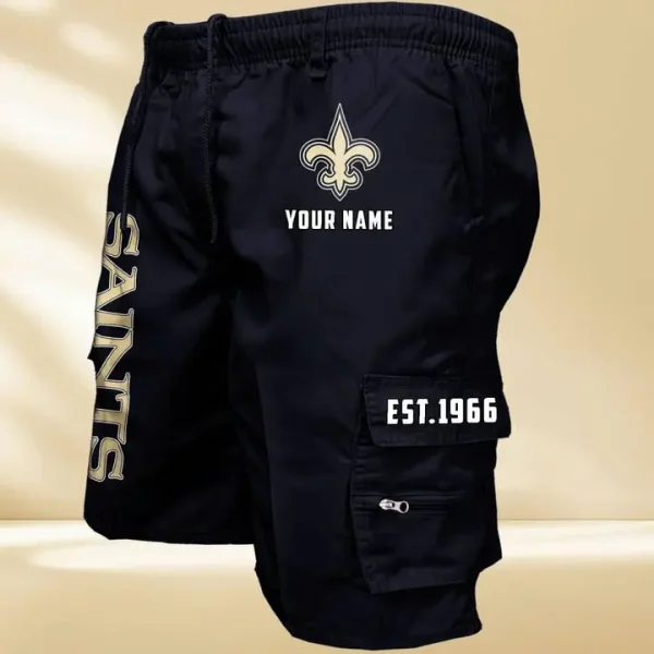 New Orleans Saints GZK-09-Men's Casual Shorts