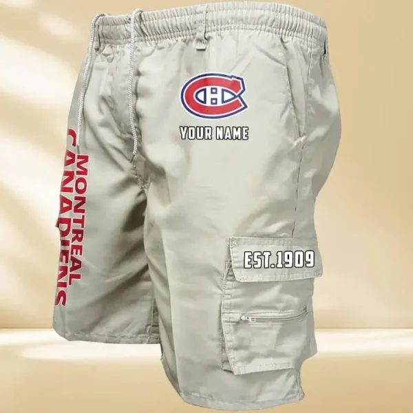 Montreal Canadiens GZK-09-Men's Casual Shorts - Image 6