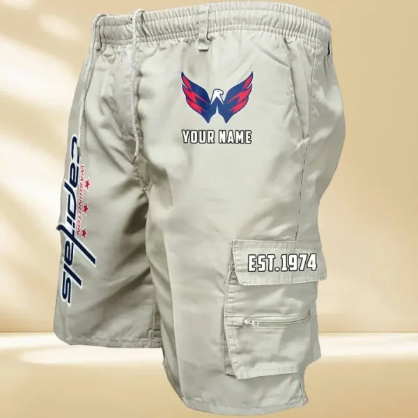 Washington Capitals GZK-09-Men's Casual Shorts - Image 6