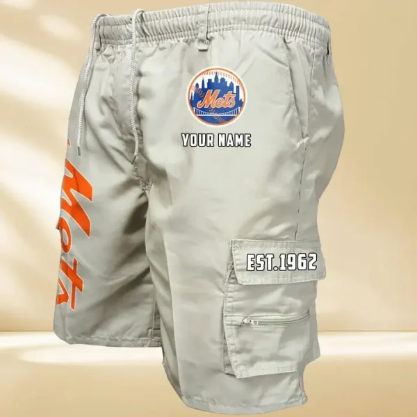 New York Mets GZK-09-Men's Casual Shorts - Image 6