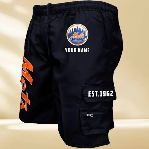 New York Mets GZK-09-Men's Casual Shorts