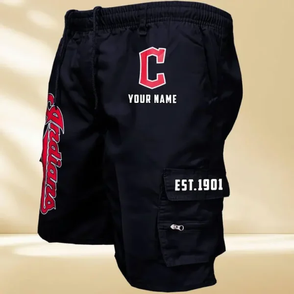 Cleveland Indians GZK-09-Men's Casual Shorts