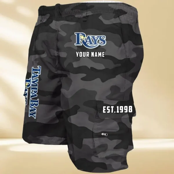 Tampa Bay Rays GZK-09-Men's Casual Shorts - Image 4