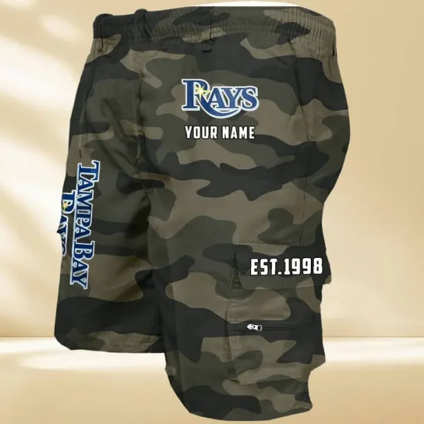 Tampa Bay Rays GZK-09-Men's Casual Shorts - Image 5
