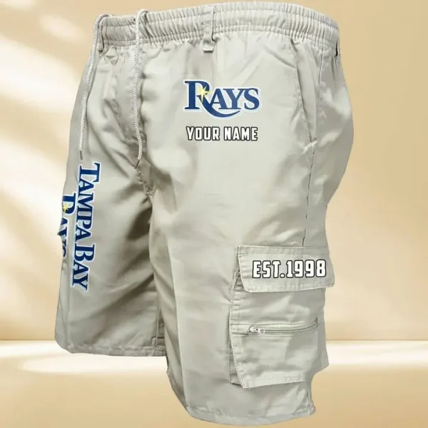 Tampa Bay Rays GZK-09-Men's Casual Shorts - Image 6