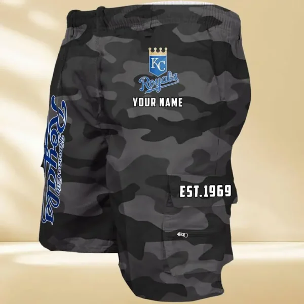 Kansas City Royals GZK-09-Men's Casual Shorts - Image 4