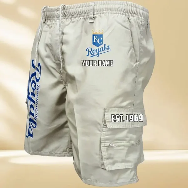 Kansas City Royals GZK-09-Men's Casual Shorts - Image 6