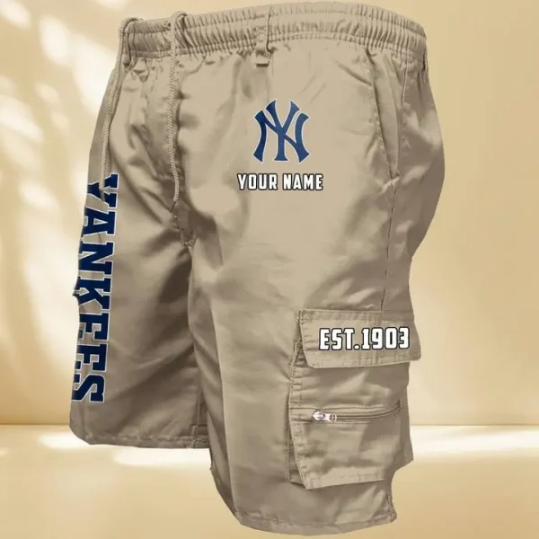 New York Yankees GZK-09-Men's Casual Shorts - Image 7