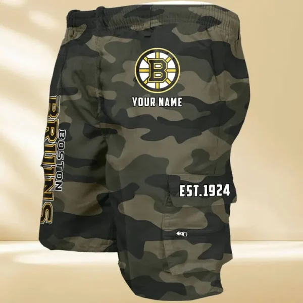 Boston Bruins GZK-09-Men's Casual Shorts - Image 5