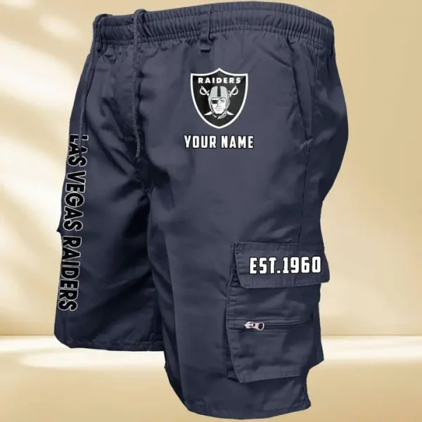 Las Vegas Raiders GZK-09-Men's Casual Shorts - Image 3