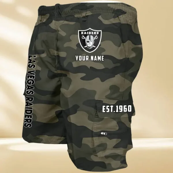 Las Vegas Raiders GZK-09-Men's Casual Shorts - Image 5