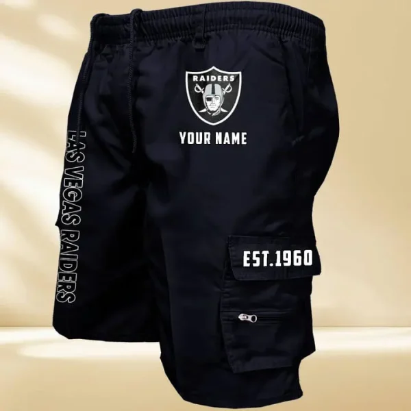 Las Vegas Raiders GZK-09-Men's Casual Shorts