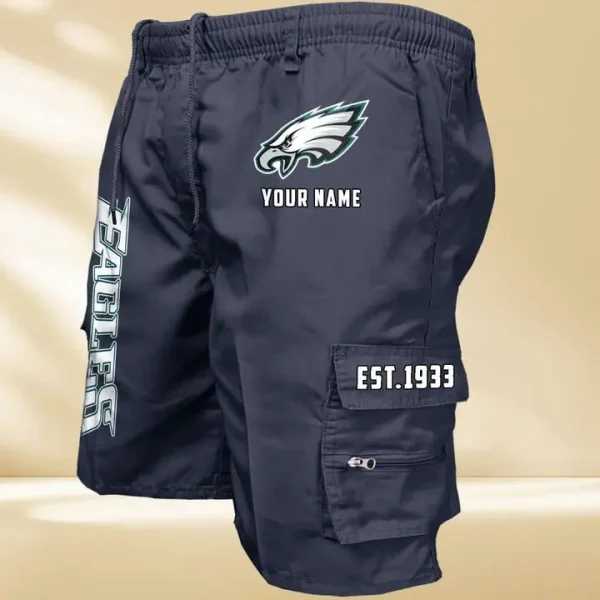 Philadelphia Eagles GZK-09-Men's Casual Shorts - Image 3
