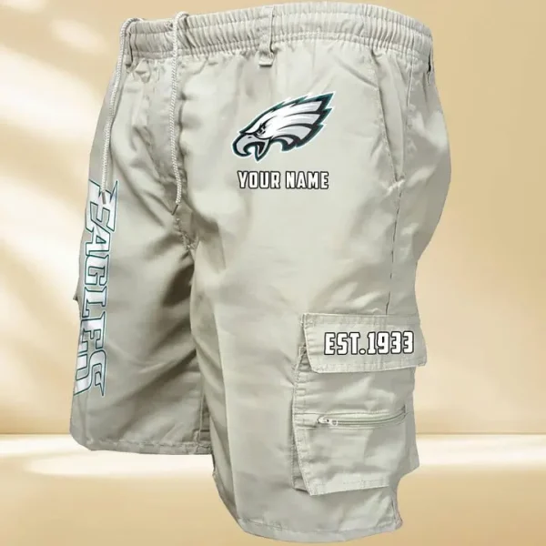 Philadelphia Eagles GZK-09-Men's Casual Shorts - Image 6