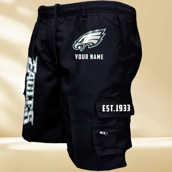 Philadelphia Eagles GZK-09-Men's Casual Shorts