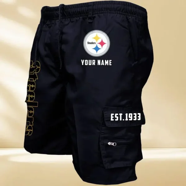 Pittsburgh Steelers GZK-09-Men's Casual Shorts