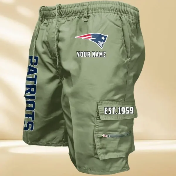 New England Patriots GZK-09-Men's Casual Shorts - Image 2