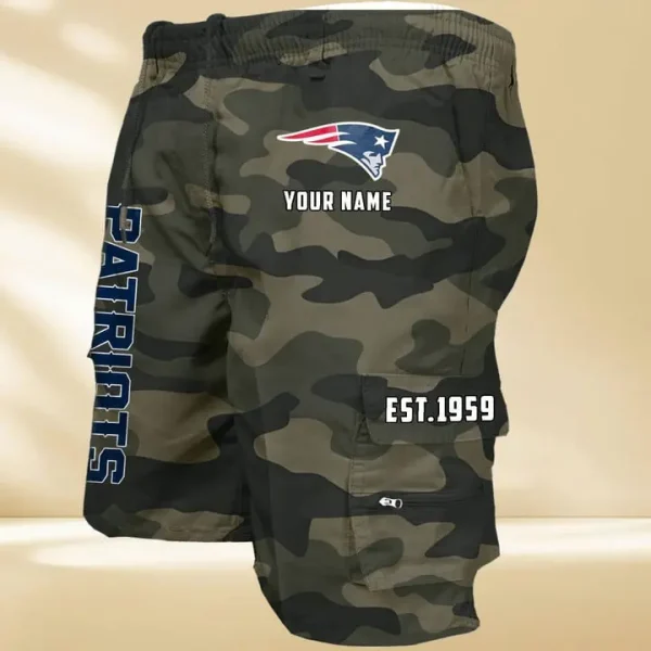 New England Patriots GZK-09-Men's Casual Shorts - Image 4