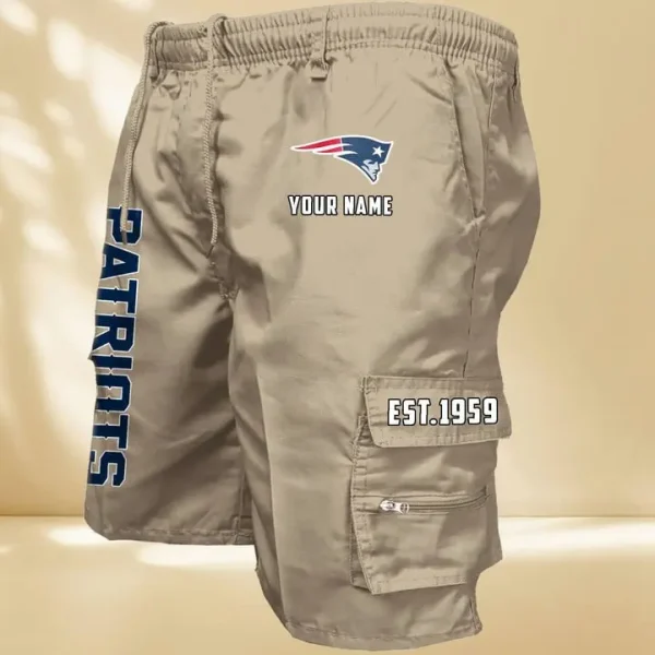 New England Patriots GZK-09-Men's Casual Shorts - Image 6