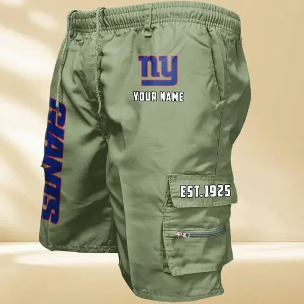 New York Giants GZK-09-Men's Casual Shorts - Image 2
