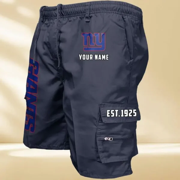 New York Giants GZK-09-Men's Casual Shorts - Image 3