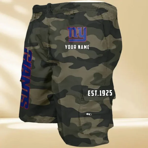 New York Giants GZK-09-Men's Casual Shorts - Image 4