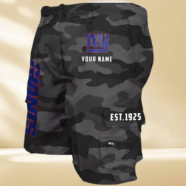 New York Giants GZK-09-Men's Casual Shorts - Image 7
