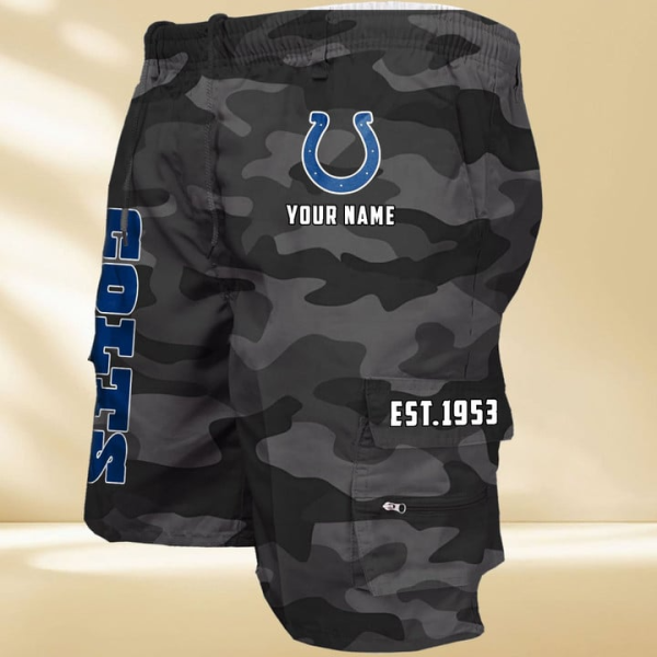 Indianapolis Colts GZK-09-Men's Casual Shorts - Image 4