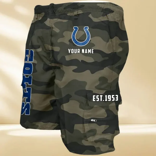 Indianapolis Colts GZK-09-Men's Casual Shorts - Image 5