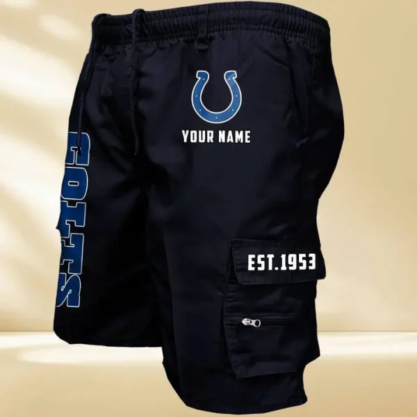 Indianapolis Colts GZK-09-Men's Casual Shorts