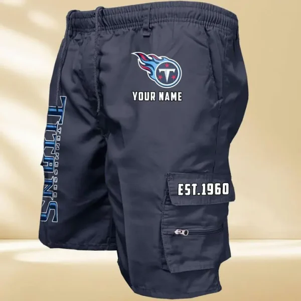 Tennessee Titans GZK-09-Men's Casual Shorts - Image 3