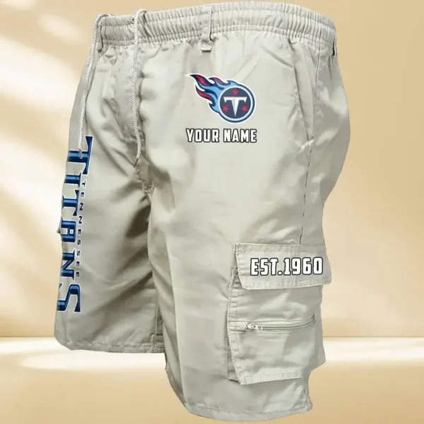 Tennessee Titans GZK-09-Men's Casual Shorts - Image 6